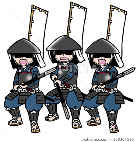 Ashigaru set (Yarikamae/Mae) Ashigaru set (Yarikamae/Mae) 108304530