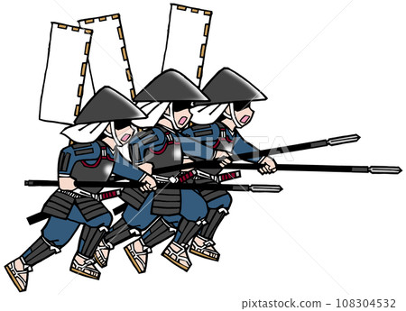 足輕套裝(矛衝鋒/左 足輕套裝(矛衝鋒/左 108304532