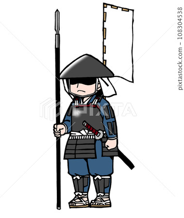 Ashigaru (Yari, right flag) 108304538