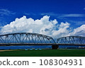 Yoshinogawa Bridge in summer 108304931