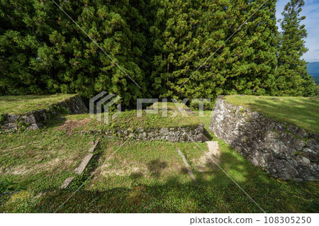 Ishigaki of Iwamura castle ruins Ishigaki of Iwamura castle ruins 108305250