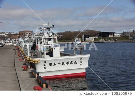 漁船風景_網走港 漁船風景_網走港 108305979