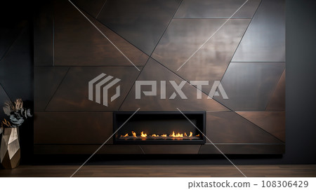 Bronze patinated Fireplace 108306429