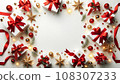 Image of present of red ribbon 108307233