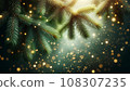 Glittering Christmas tree 108307235