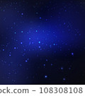 Night starry sky, blue space. Abstract background with stars, cosmos. 108308108