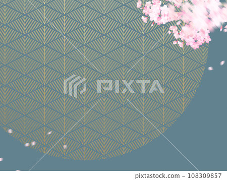 平靜的日式櫻花背景 平靜的日式櫻花背景 108309857