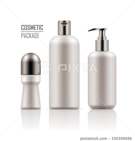 Deodorant, shampoo, body cream bottle Deodorant, shampoo, body cream bottle 108309886