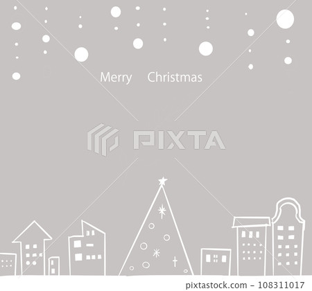 聖誕城市景觀的向量圖 108311017