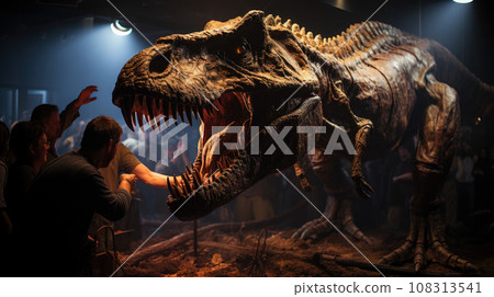 Dinosaur Museum Tyrannosaurus Rex Fossil Exhibit Dinosaur Museum Tyrannosaurus Rex Fossil Exhibit 108313541