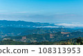 Mountain view in morning with blue sky background. countryside landscape 108313953
