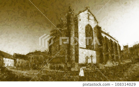 Church of the Cistercian Abbey of Vyssi Brod, Czech Republic. 108314029