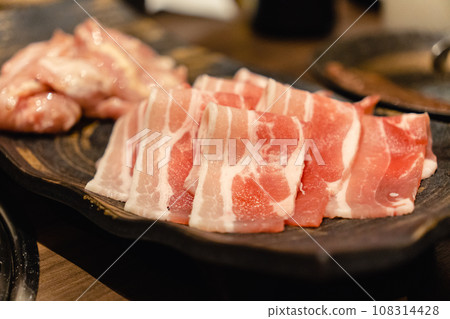 Yakiniku pork ribs Yakiniku pork ribs 108314428