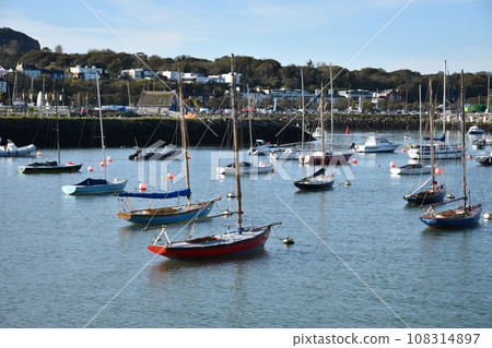 Howth townscape and yacht harbor Howth townscape and yacht harbor 108314897