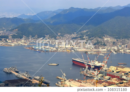 [廣島縣]從陣中眺望須古島（海上自衛隊/艦隊） 108315180