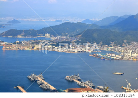 [廣島縣]從陣中眺望須古島（海上自衛隊/艦隊） 108315184