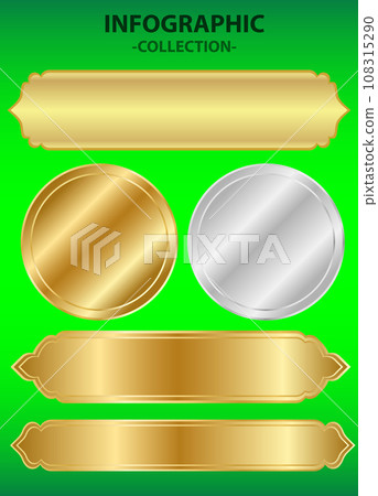Vector flat Process infographic template element collection Vector flat Process infographic template element collection 108315290