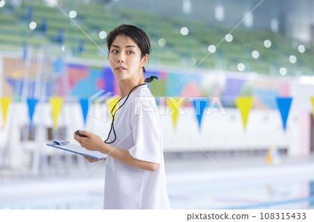 游泳教練秒錶 108315433