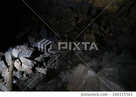 Aokigahara sea of tree Jyukai and hyoketsu ice cave in Mt Fuji and Mt Ohmuro in shizuoka and Yamanashi, Japan. 108315561