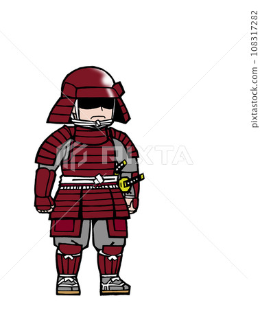 Warrior (standing, left, red 108317282