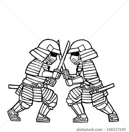 Warrior (battle/monochrome) 108317295