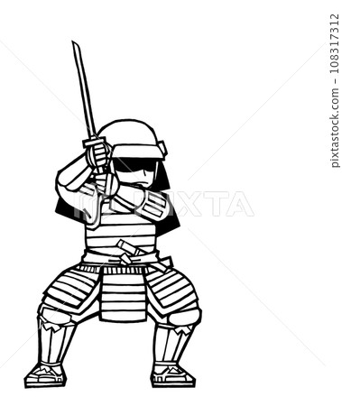 Warrior (battle, left 2, monochrome) Warrior (battle, left 2, monochrome) 108317312