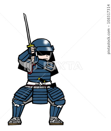Warrior (battle, left 2, blue) 108317314