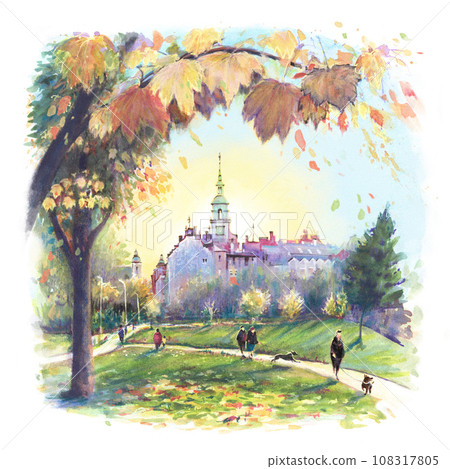 Autumn Poznan, Poland Autumn Poznan, Poland 108317805