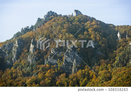 Seasonal natural scene, Sulov rocks, Slovakia Seasonal natural scene, Sulov rocks, Slovakia 108318283