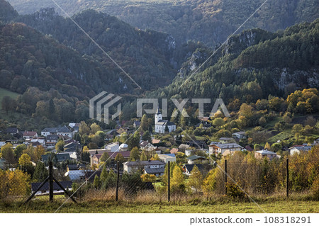 Sulov village, Slovakia, travel destination Sulov village, Slovakia, travel destination 108318291