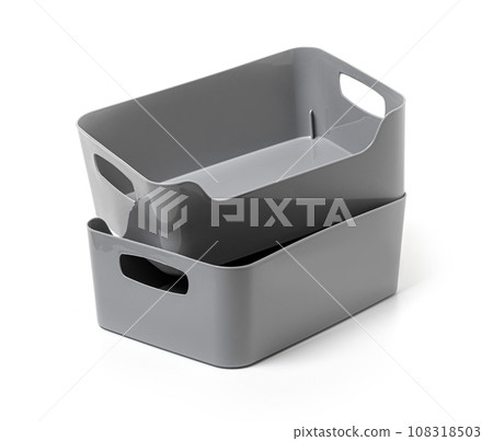 Grey plastic box Grey plastic box 108318503
