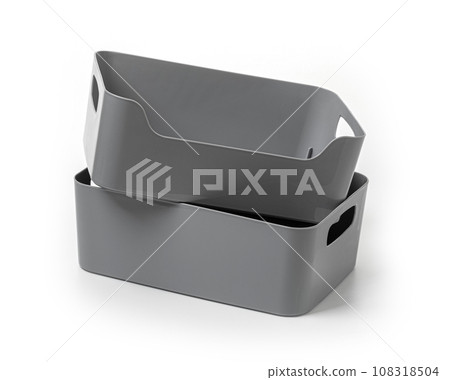 Grey plastic box Grey plastic box 108318504