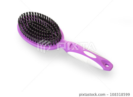 Pink and black hair brush Pink and black hair brush 108318599