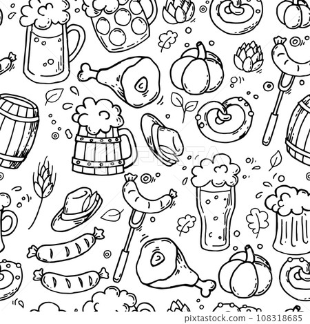 beer, pattern, oktoberfest 108318685