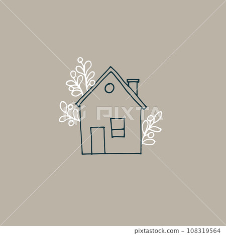 house, logo, vector 108319564