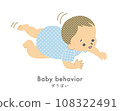 Stock Illustration: Baby's actions and gestures 108322491
