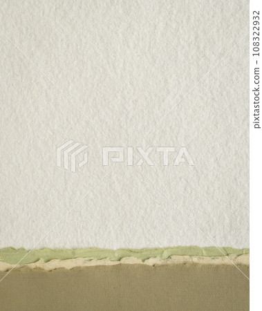 abstract paper landscape in brown and green pastel tones - collection of handmade rag papers abstract paper landscape in brown and green pastel tones - collection of handmade rag papers 108322932