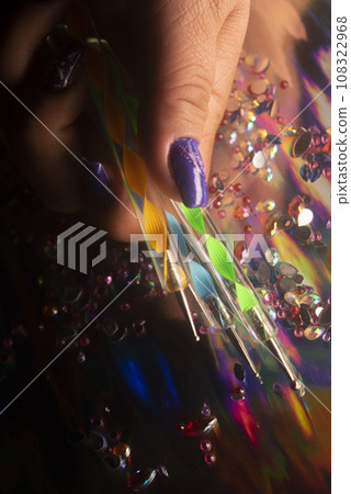Nail salon closeup photo Nail salon closeup photo 108322968
