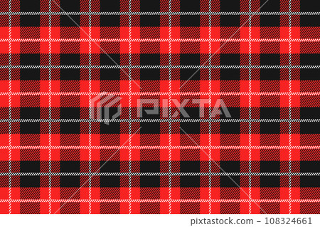 White and beige Scotland textile seamless pattern. Fabric texture check tartan plaid. Abstract geometric background for cloth, fabric. Monochrome graphic design. Modern squared ornament 108324661