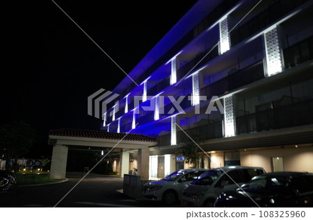 Night view of La'gent Hotel Okinawa Chatan Night view of La'gent Hotel Okinawa Chatan 108325960
