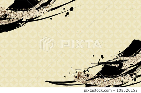 書法水墨觸感背景素材圖解 108326152