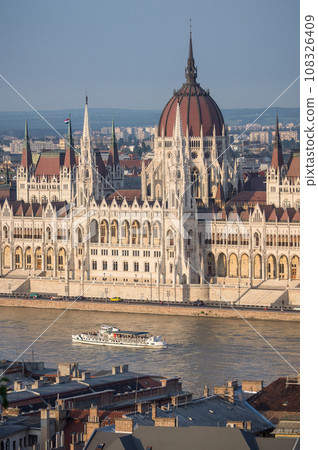 Parliament building in Budapest, Hungary 108326409