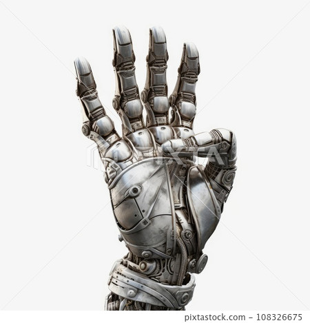 Robot Hand Showing Gestures 108326675