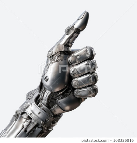 Robot Hand Showing Gestures 108326816