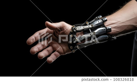 Robotic human hand. Prosthesis Robotic human hand. Prosthesis 108326818
