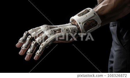 Robotic human hand. Prosthesis Robotic human hand. Prosthesis 108326872
