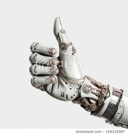Robot Hand Showing Gestures 108326907