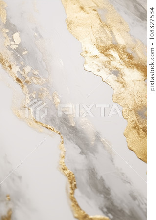 Elegant background painted with gold and white paints Elegant background painted with gold and white paints 108327534
