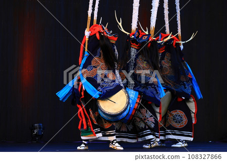 Iwate Prefecture Folk Performing Arts Performance Deer Dance Iwate Prefecture Folk Performing Arts Performance Deer Dance 108327866