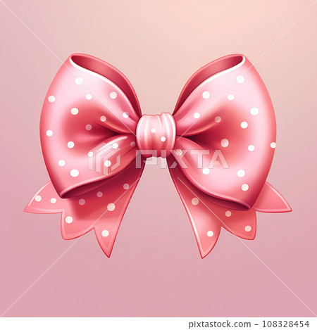 漂亮的蝴蝶结插画 108328454